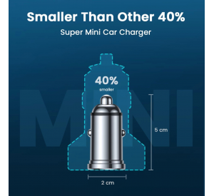 For iPhone 12 11 Pro Max Huawei Xiaomi Samsung 5A Metal PD QC Quick Car Charger QC3.0 Type C Mobile Phone Fast Charging Adapter