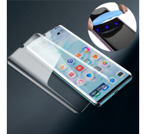 Good Quality UV Film for Huawei Mate 40 RS P40 Pro Nova 8 Pro 5G Full Coverage UV Tempered Glass Screen Protector