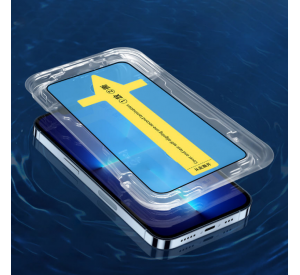 Kit de alineación automática Soporte de montaje Protector de pantalla Segundos Pegatinas Película, Vidrio templado 9D para IPhone XS / 11 PRO / 13 PRO MAX / 14 PLUS / 14 PRO MAX