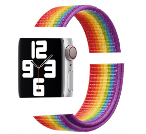 Correa de reloj de nylon Banda de bucle 38 40 41 42 44 45 49 Correa de reloj de nylon para correas de Apple Iwatch Bandas de reloj de nylon