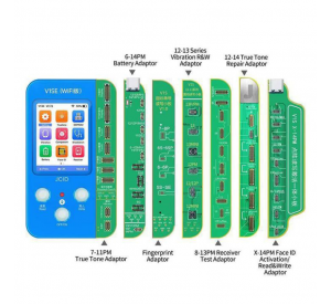 Programador de lectura de teléfono JCID V1SE Face ID JC placa de matriz de puntos de Color Original fotosensible para reparación de batería de tono Ture