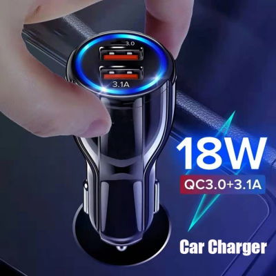 For iPhone XS X 7 8 11 12 Samsung S10 S9 S8 Mobile Phone Charger Car Cigar Lighter Tablet GPS Phone Charger,Dual USB Car Charger ' />