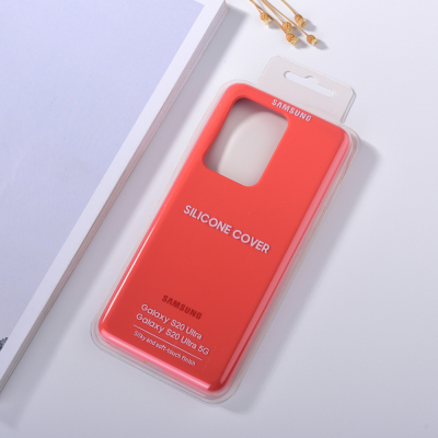 Carcasa protectora completa suave al tacto inferior cerrada para Galaxy S20 Ultra Para Samsung Funda de silicona líquida original S20 / S20 Plus / Note 20 Ultra' />