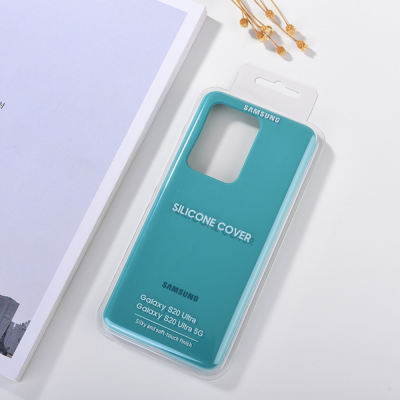 Carcasa protectora completa suave al tacto inferior cerrada para Galaxy S20 Ultra Para Samsung Funda de silicona líquida original S20 / S20 Plus / Note 20 Ultra' />