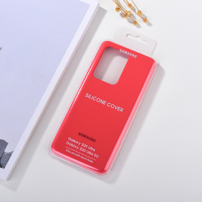 Carcasa protectora completa suave al tacto inferior cerrada para Galaxy S20 Ultra Para Samsung Funda de silicona líquida original S20 / S20 Plus / Note 20 Ultra' />
