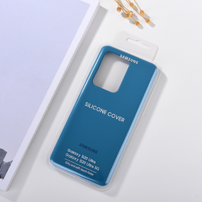 Carcasa protectora completa suave al tacto inferior cerrada para Galaxy S20 Ultra Para Samsung Funda de silicona líquida original S20 / S20 Plus / Note 20 Ultra' />