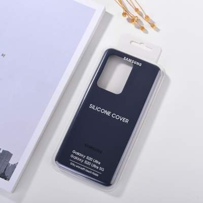 Carcasa protectora completa suave al tacto inferior cerrada para Galaxy S20 Ultra Para Samsung Funda de silicona líquida original S20 / S20 Plus / Note 20 Ultra' />