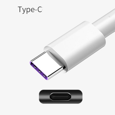 Para Samsung S20 S9 S8 Xiaomi Huawei P30 Pro Carga rápida Cable de carga de teléfono móvil Cable blanco, 5A Cable USB Tipo C' />