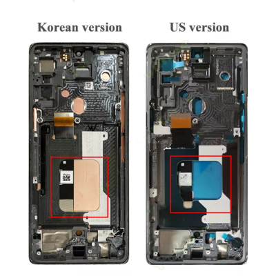 For LG G9 LM-G900 P-OLED Display Screen With Frame Digitizer Assembly Replacement Parts，6.8