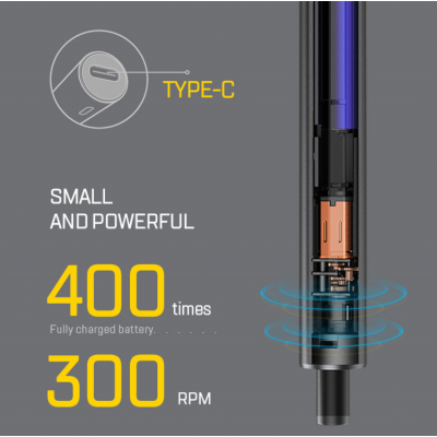 Destornillador eléctrico de precisión 51 en 1 con kits de herramientas de reparación de destornillador eléctrico inalámbrico de 48 Bits' />