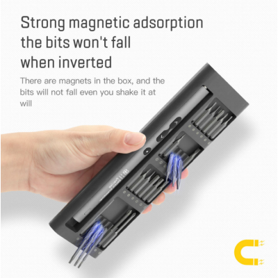 Destornillador eléctrico de precisión 51 en 1 con kits de herramientas de reparación de destornillador eléctrico inalámbrico de 48 Bits' />