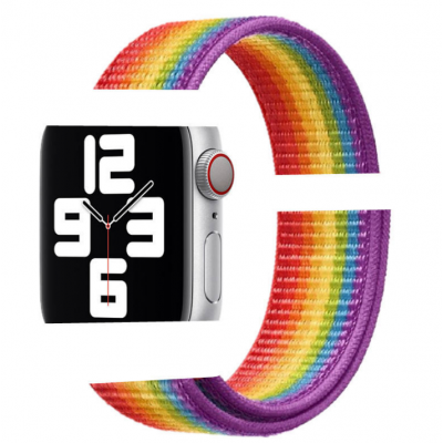 Correa de reloj de nylon Banda de bucle 38 40 41 42 44 45 49 Correa de reloj de nylon para correas de Apple Iwatch Bandas de reloj de nylon