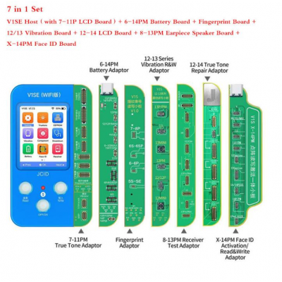 JCID Phone Reading Programmer V1SE Face ID JC Photosensitive Original Color Dot Matrix Board For Ture Tone Battery Repair' />