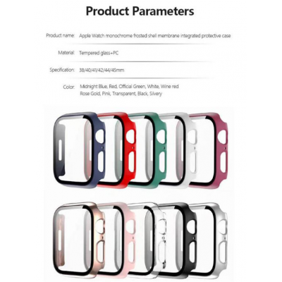 Estuche de 41 mm y 45 mm para Apple Watch Series 7 Cubierta protectora general para parachoques Estuche suave para PC para Apple Watch' />