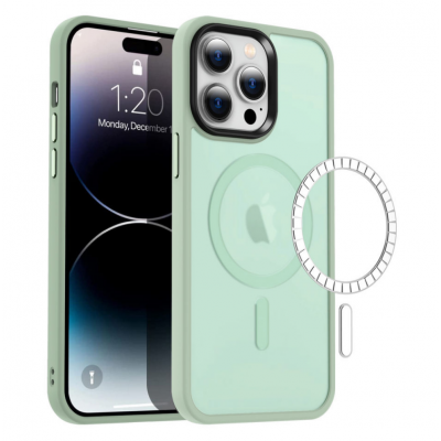 High end PC+TPU case with metal buttons Translucent Frosted Matte Case for Magsafe Magnetic Case For iPhone 14 13 12 Pro Max' />