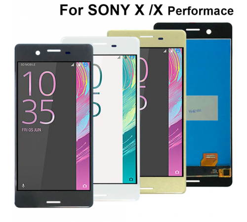  For Xperia X LCD with Touch Digitizer Complete for Sony  Xperia X Performance LCD Display F5121 F5122